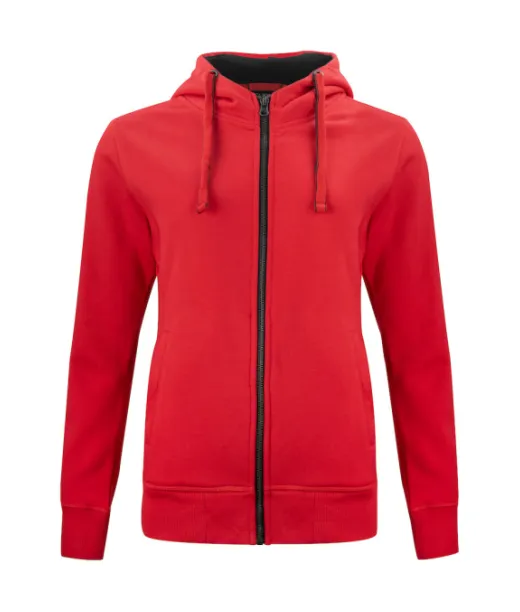 Clique Classic Hoody Full Zip Women Punainen