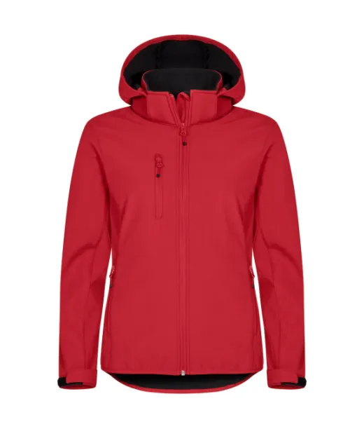 Clique Classic Softshell Hoody Women Punainen