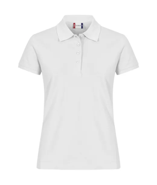 Clique Heavy Premium Polo Women Valkoinen