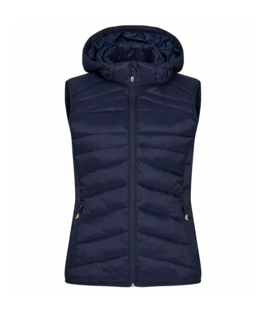 Clique Idaho Vest Women Tummansininen