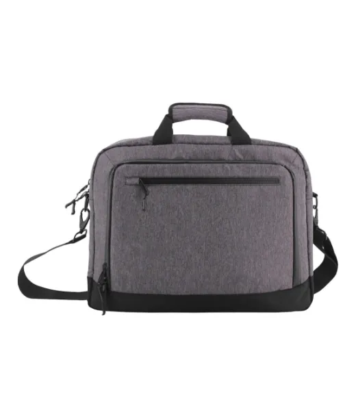 Clique Laptop Bag Meleerattu Antrasiitti