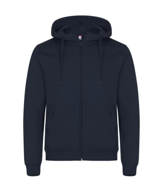Clique Miami Hoody Full Zip Tummansininen