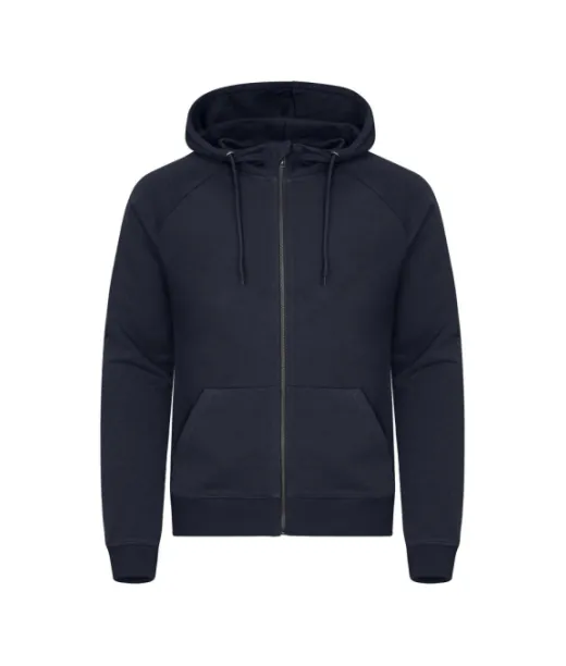 Clique Miami Pro Hoody Full Zip Tummansininen