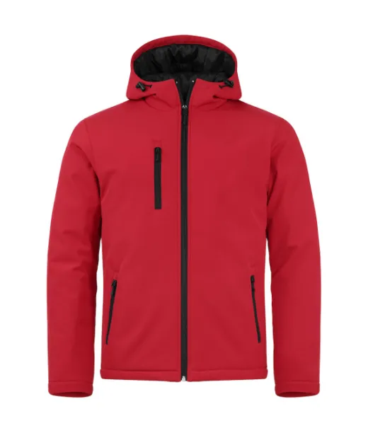 Clique Padded Hoody Softshell Punainen