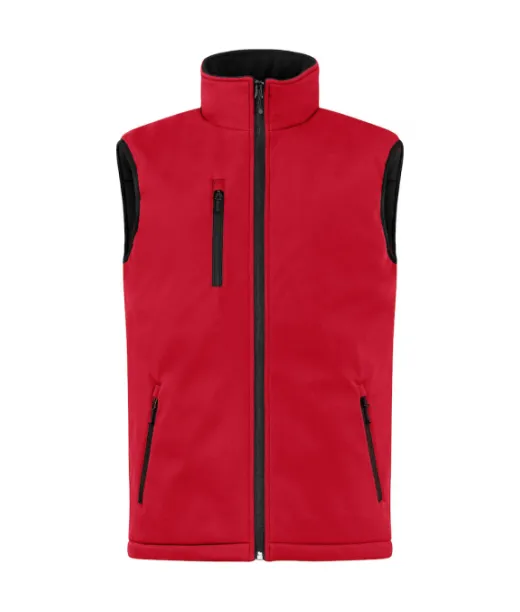 Clique Padded Softshell Vest Punainen