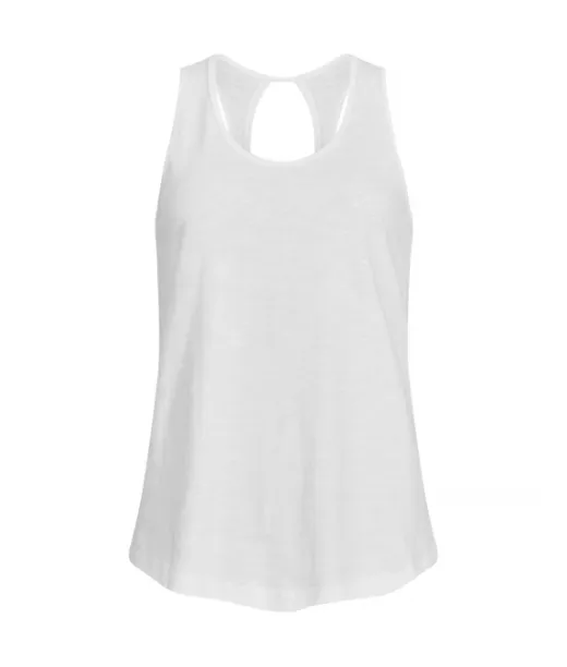 Clique Slub Tanktop Women Valkoinen
