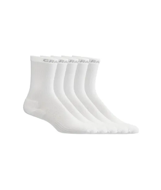 Craft Active High Sock 5-pack Valkoinen
