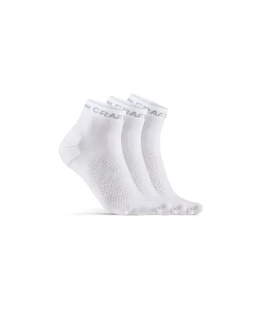 Craft Active Mid Sock 3-pack Valkoinen