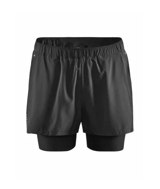 Craft Adv Essence 2-in-1 Stretch Shorts M Black