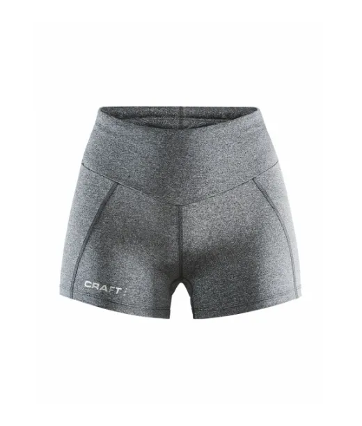 Craft Adv Essence Hot Pants W Meleerattu Tummanharmaa
