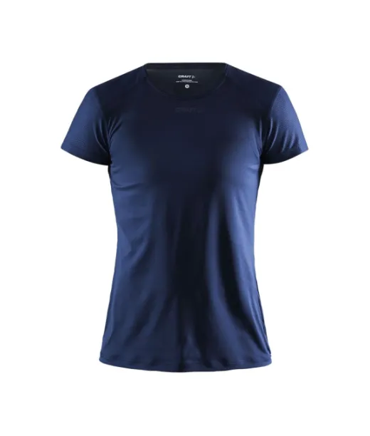 Craft Adv Essence Ss Slim Tee W Tummansininen