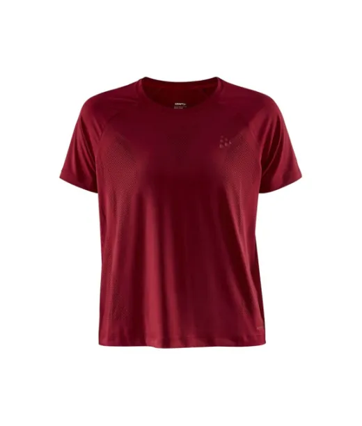 Craft Adv Tone Perforated Tee W Punainen