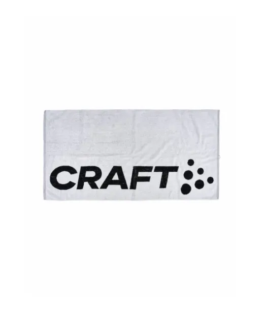 Craft Bath Towel Valkoinen/musta