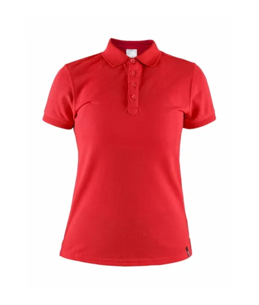 Craft Casual Polo Pique W Kirkkaanpunainen