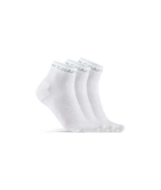 Craft Core Dry Mid Sock 3-pack Valkoinen