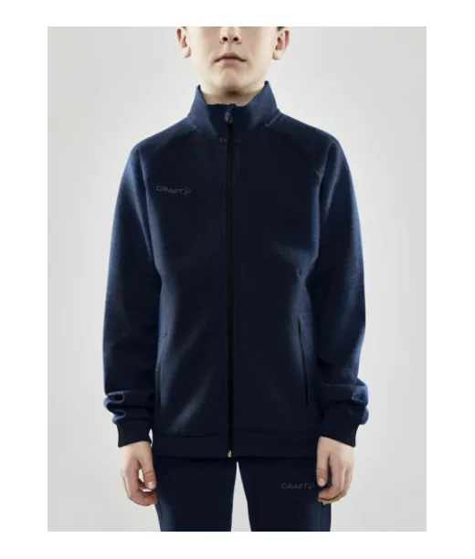 Craft Core Soul Full Zip Jacket Jr Tummansininen