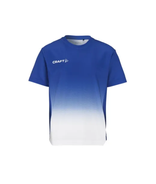 Craft Evolve 2.0 Structured Graphic Jersey Jr Club Cobolt / White