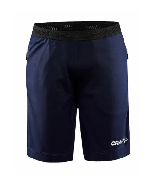 Craft Evolve Zip Pocket Shorts Jr Navu