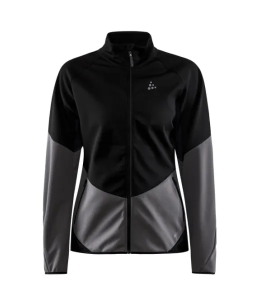 Craft Glide Jacket W Musta/graniitti