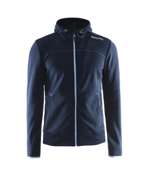 Craft Leisure Full Zip Hood M Tummansininen