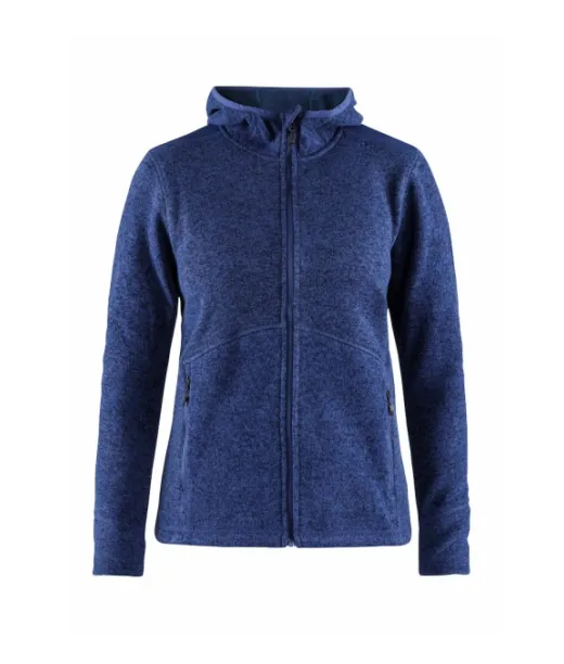 Craft Noble Hood Jacket W Meleerattu Sininen