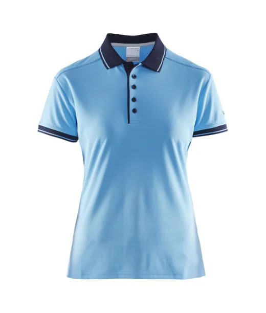 Craft Noble Polo Pique Shirt W Aqua/tummansininen