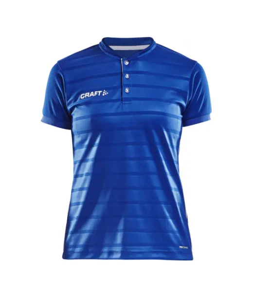 Craft Pro Control Button Jersey W Club Cobolt / White