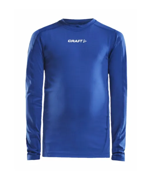 Craft Pro Control Compression Long Sleeve Jr Club Cobolt
