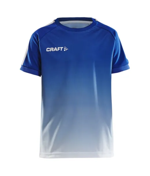 Craft Pro Control Fade Jersey Jr Club Cobolt / White