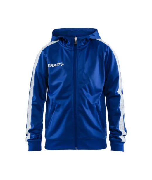 Craft Pro Control Hood Jacket Jr Club Cobolt / White