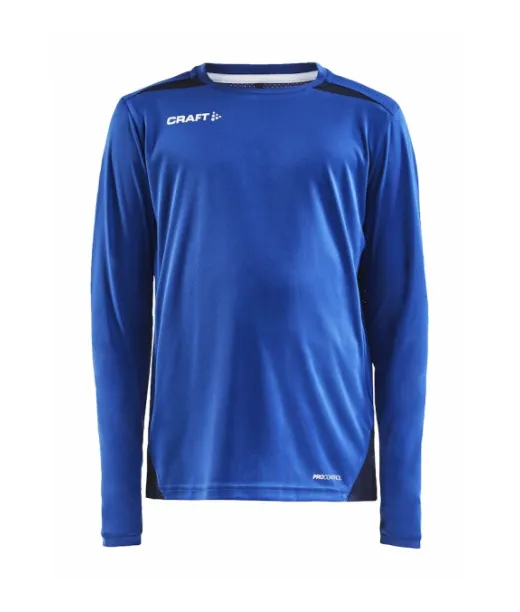 Craft Pro Control Impact Ls Tee Jr Sininen/tummansininen