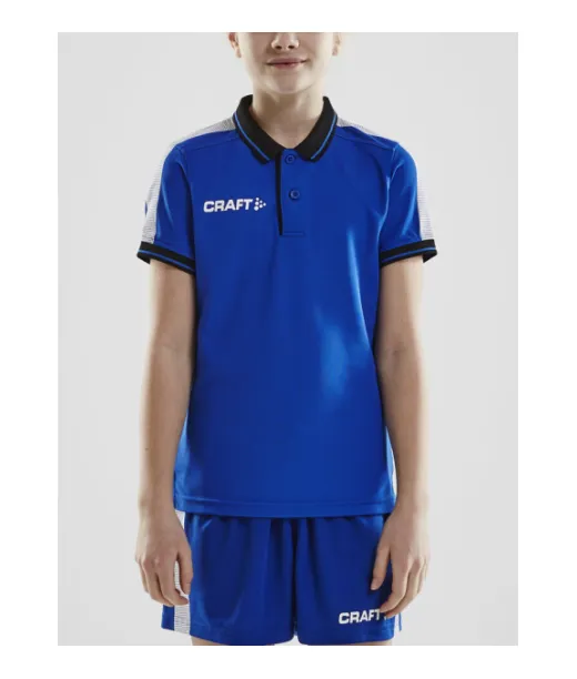 Craft Pro Control Poloshirt Jr Club Cobolt / Black