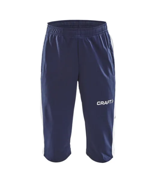Craft Progress 3/4 Pants Jr Navy / Valkoinen