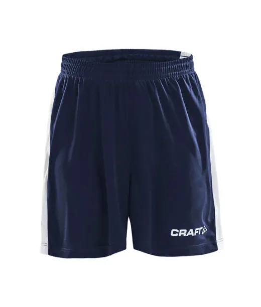 Craft Progress Longer Shorts Contrast Jr Navy / Valkoinen