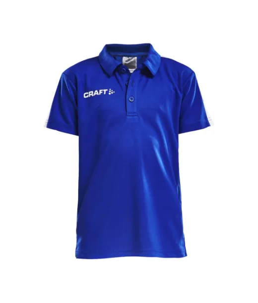 Craft Progress Polo Pique Jr Club Cobolt