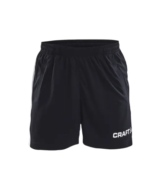 Craft Progress Practise Shorts Jr Musta/valkoinen