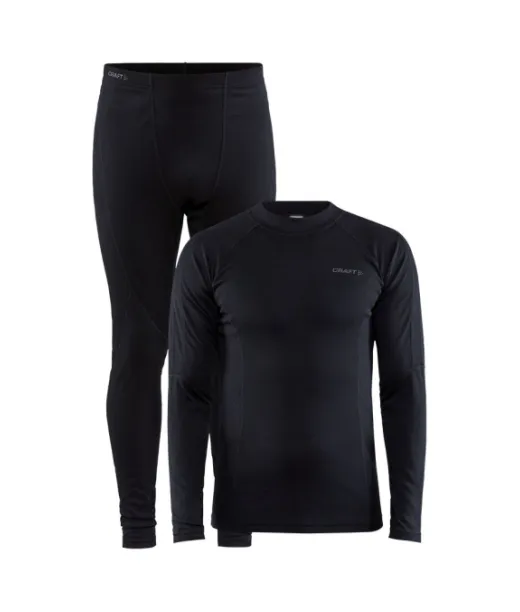 Craft Thermal Baselayer Set M Black