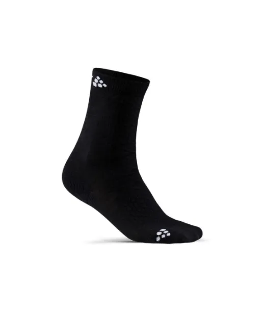 Craft Warm Mid 2-pack Sock Jr Black