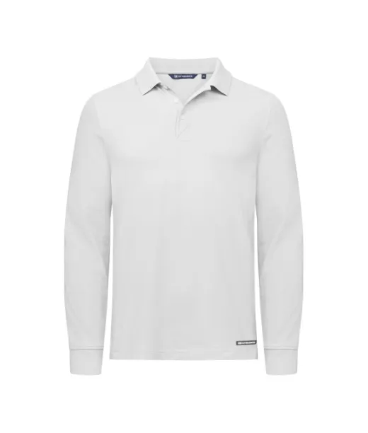 Cutter & Buck Advantage Polo Long Sleeve Men Valkoinen
