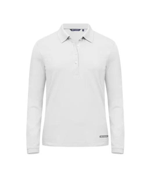 Cutter & Buck Advantage Polo Long Sleeve Women Valkoinen