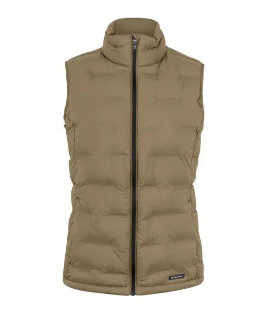 Cutter & Buck Baker Vest Ladies Khakin Vihreä