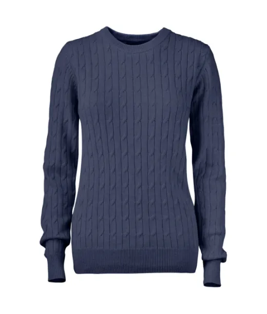 Cutter & Buck Blakely Knitted Sweater Ladies' Meleerattu Navy