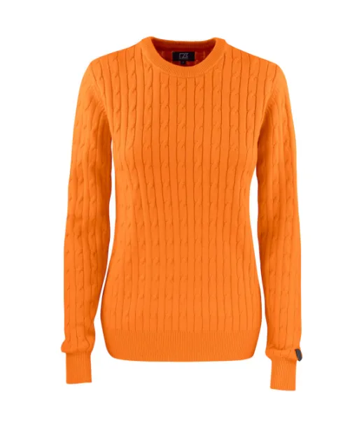 Cutter & Buck Blakely Knitted Sweater Ladies' Veriappelsiini