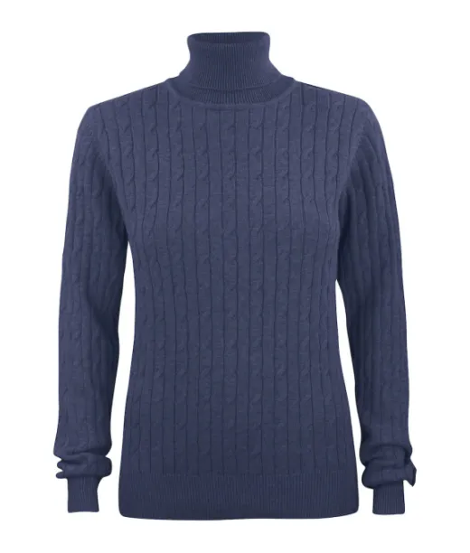 Cutter & Buck Blakely Rollerneck Ladies Meleerattu Navy