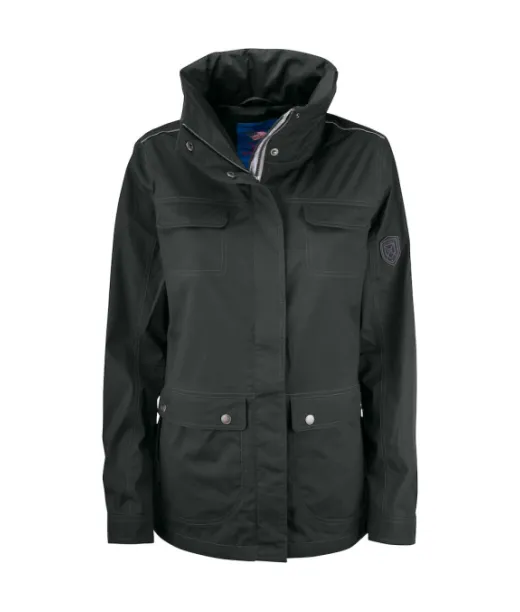 Cutter & Buck Clearwater Rain Jacket Ladies Hiilenruskea