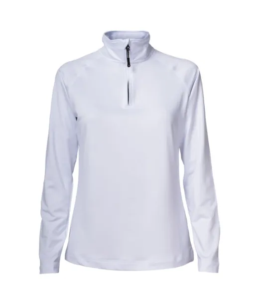 Cutter & Buck Coos Bay Half Zip Ladies Valkoinen