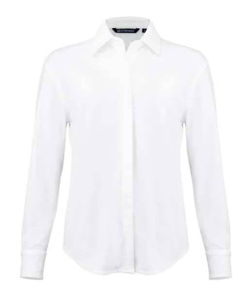 Cutter & Buck Hedley Stretch Shirt Ladies Valkoinen