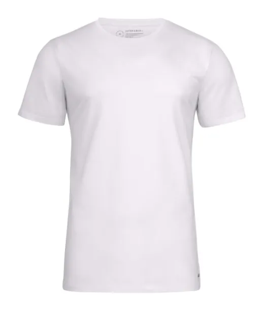 Cutter & Buck Manzanita Roundneck Men Valkoinen