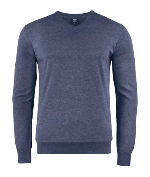 Cutter & Buck Oakville V-neck Men Meleerattu Tummansininen