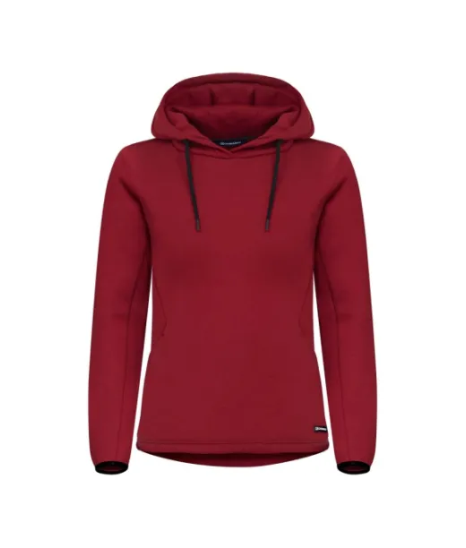 Cutter & Buck Pemberton Hood Women Viininpunainen